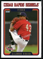 2025 Cedar Rapids Kernels Alejandro Hidalgo RC Rookie Twins VZ Minor League