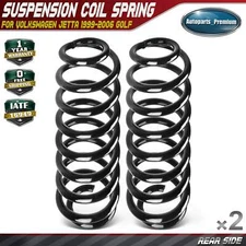 2x Coil Spring Set for Volkswagen Golf 1999-2005 Jetta 99-06 Rear Left & Right