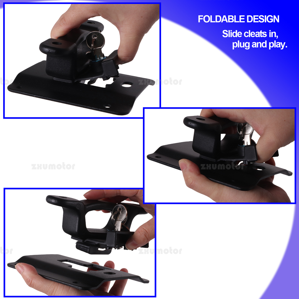 NEW. 4Pcs Truck Bed Tie Down Anchors Boxlink Cleats & Plates Compatible with Ford F150 F250 F350 & R | New | $35.00 | Tallahassee, Florida