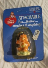 Vintage Care Bears Attachable Keychains FRIEND Bear American Greetings