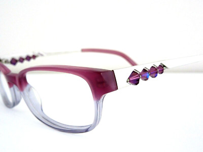 JOOP!  Women's Two Toned with Crystals Eyeglass Frames Made in Germany NOS