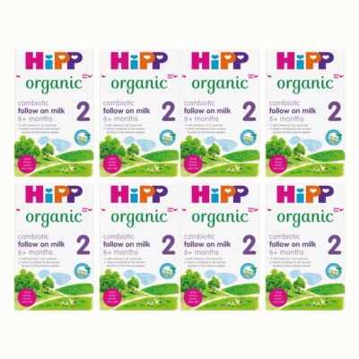HiPP 2 Organic Combiotic Follow On Milk 6-12 month kosher & approved Cholov Akum