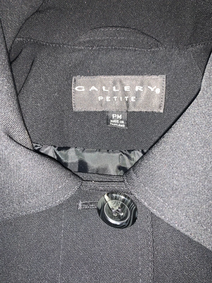 Chaqueta con capucha y botones delanteros desmontables de galería de segunda mano con cuello (talla PM) Foto 4 de 4