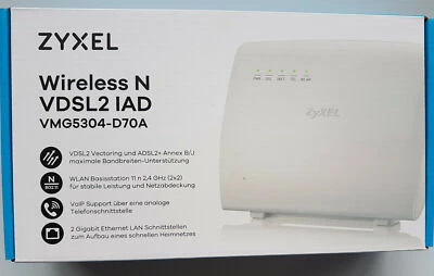 ZYXEL VMG5304-D70 Series DSL Router VDSL2 Router WLAN All-IP Neu