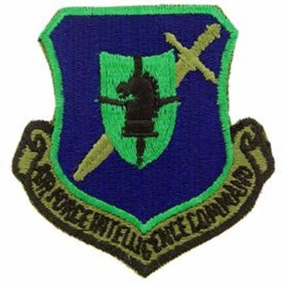 UNITED STATES AIR FORCE INTELLIGENCE COMMAND Unit Patch - OD Green/Color - 