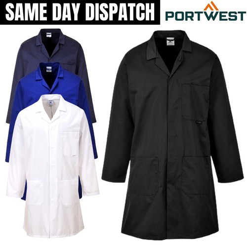 Unisex Lab Coat Polycotton Warehouse Work Doctor’s Hospitals Laboratory