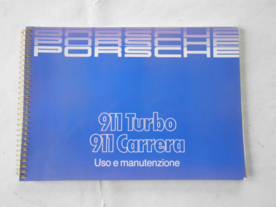libretto manutenzione porsche 911 carrera 1986 - Immagine 2 di 2