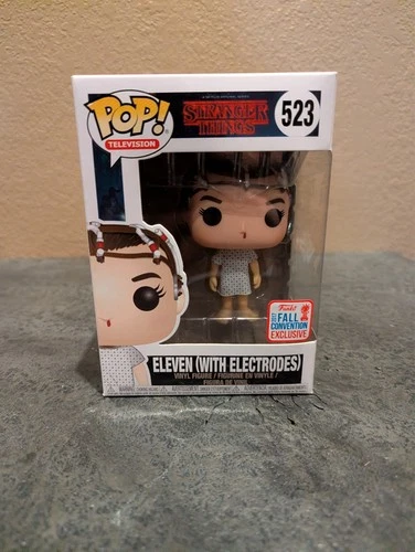 Funko POP! Stranger Things Eleven (with electrodes) 2017 Fall Con Exc #523