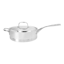 Demeyere Atlantis 5 qt Sauté Pan With Helper Handle And Lid, 18/10 Stainless Ste