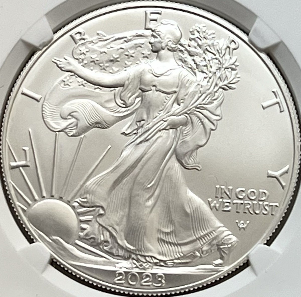 2023 American Silver Eagle NGC MS 70 US Invention Series Fiber