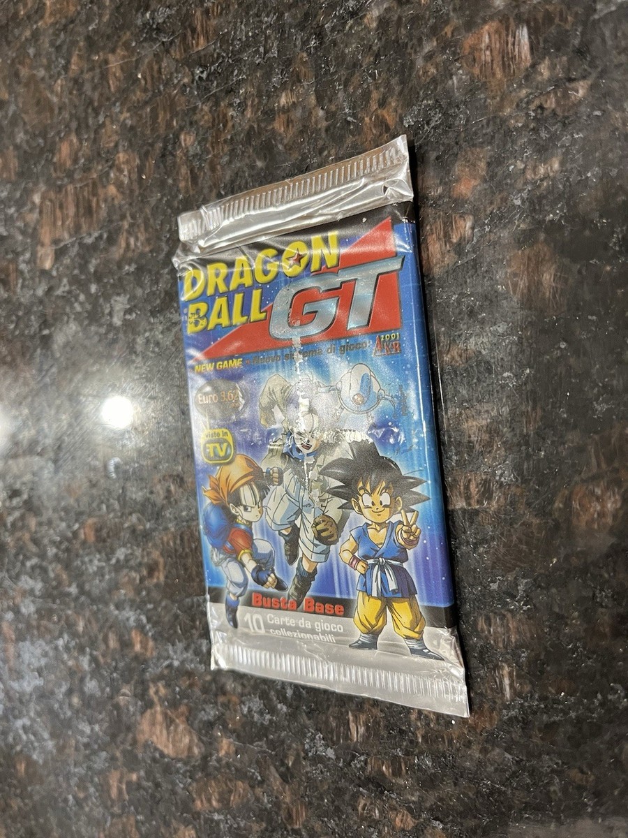 2001 Dragon Ball GT DBGT Base Set Booster Pack Italy Busta Base