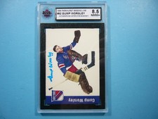 1994/95 PARKHURST MISSING LINK HOCKEY CARD #92 GUMP WORSLEY KSA AUTO AUTOGRAPH