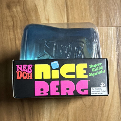 Nee Doh Super Solid Squish Squeeze Ball Blue Maltose Stress Toy 26002HY