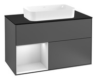 Villeroy & Boch Finion Waschbeckenunterschrank FüR Becken Mittig Regal Links...