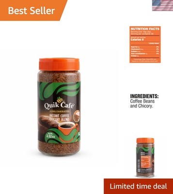Delicious 100g Instant Coffee -  Arabica & Chicory for Effortless Brews