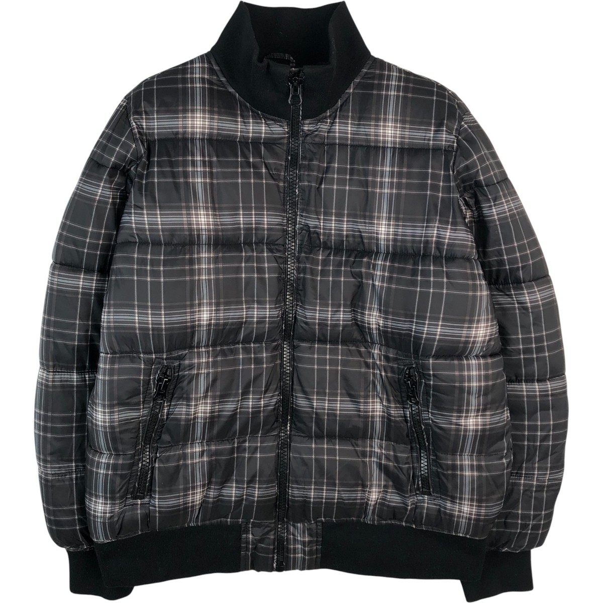 Used GAP Check Pattern Padded Puffer Jacket Men's… - image 1