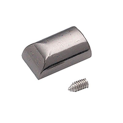 10Pcs Metal Zipper Stopper Zipper Tail Clip Stop Tail Plug Head With Screw DIY