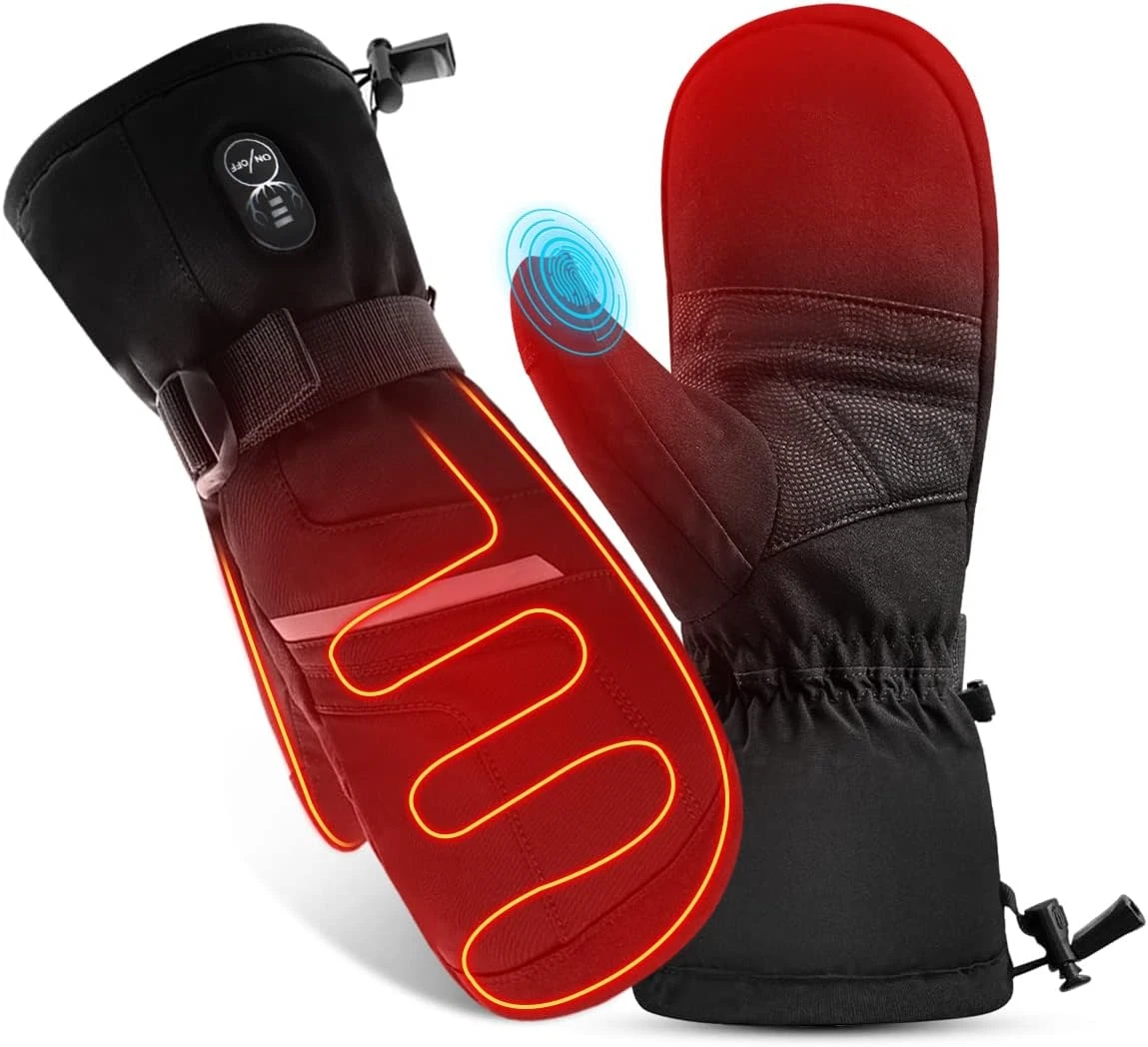Rechargeable Waterproof Heated Mittens for Men & Women - 6.5 Hours of Warmth
Opens in a new window o