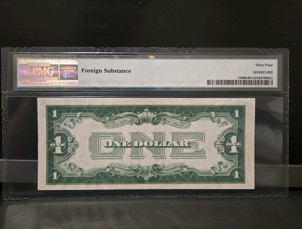 Serial 1881 - US 1928 $1 Legal Tender US Note FR 1500 PMG 64 EPQ Mini Radar - Image 2 of 3