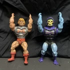 VINTAGE Masters of the Universe Figure Battle Armor He-Man and Skeletor. MOTU