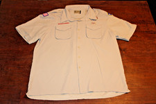 Boy Scouts of America BSA Men's Shirt Tan X-Large Vented Poly Microfiber Sewn Pa