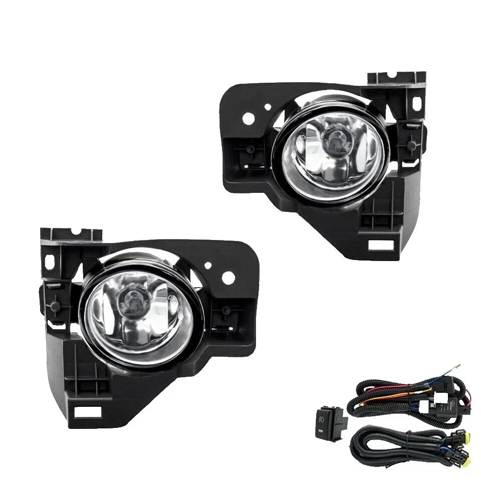 前保险杠盖底漆塑料和雾灯套件适用于 2009 - 2014 年日产 Maxima — 第 4/4 张图片