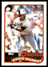 1989 Topps Eddie Murray Baltimore Orioles #625