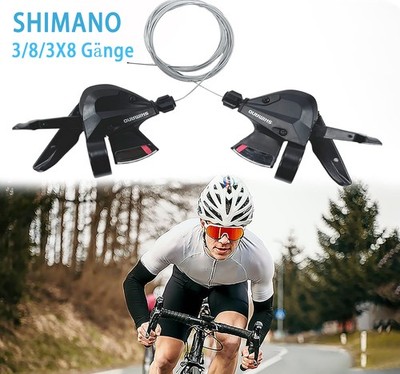 Shimano Altus SL-M310 Schalthebel 3x8 Gangschaltung Fahrrad MTB Inneren Kabel
