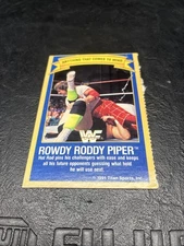 1992 Good Humor Gold Bond Ice Cream - Roddy Piper