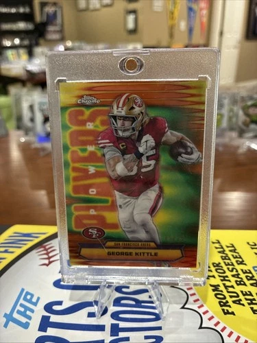 2025 Topps Chrome Football Orange Refractor George Kittle #PP-33