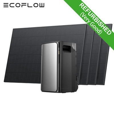 EcoFlow Refurbished STREAM Ultra 1600W Balkonkraftwerk Set 1,92kWh Solarspeicher