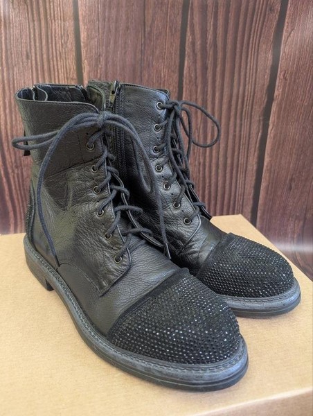Women Bruno Premi Boots Black Leather 40
