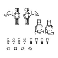 Carson X10EB Lenkhebel + Achsschenkel-Set, Vorn #500405354