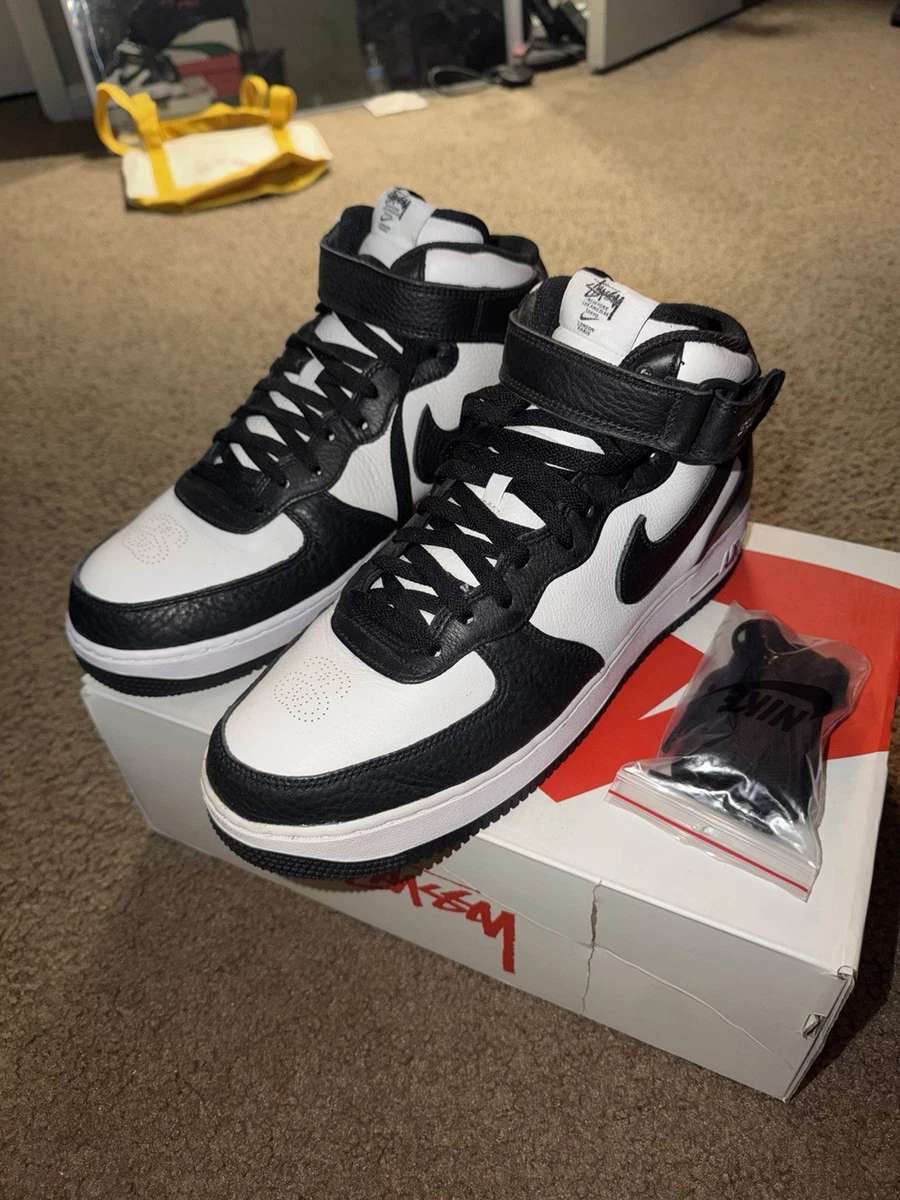 Nike Air Force 1 '07 Mid Light Bone Black for Sale | Authenticity