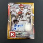 2025 Bowman Chrome University Football Gold Shimmer Refractor Ian Strong #BCA-IAN
