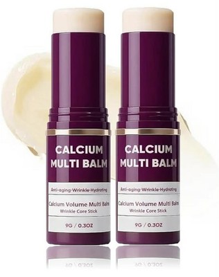 Calcium Multi Balm Stick 9g×2, Anti-Aging, Faltenpflege, Hydrating Core Stick. Neu