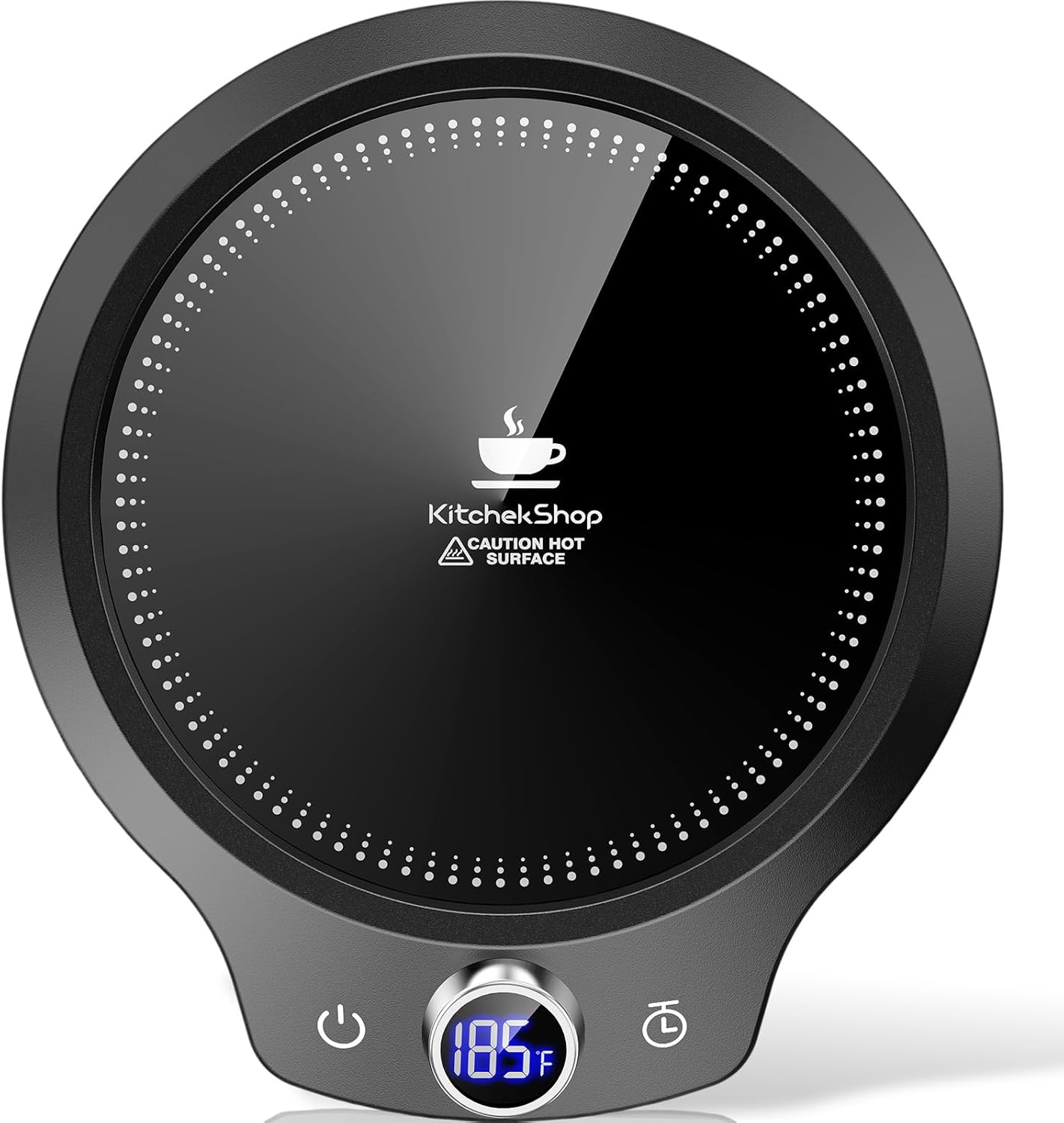 Fast Heating Mug Warmer - 4 Temp Settings & 1-12H Timer, Coffee Cup Warmer Plate