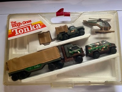 VTG 80s Tonka Tough Ones Set 1041 RDT Supply Platoon Excellent Condition