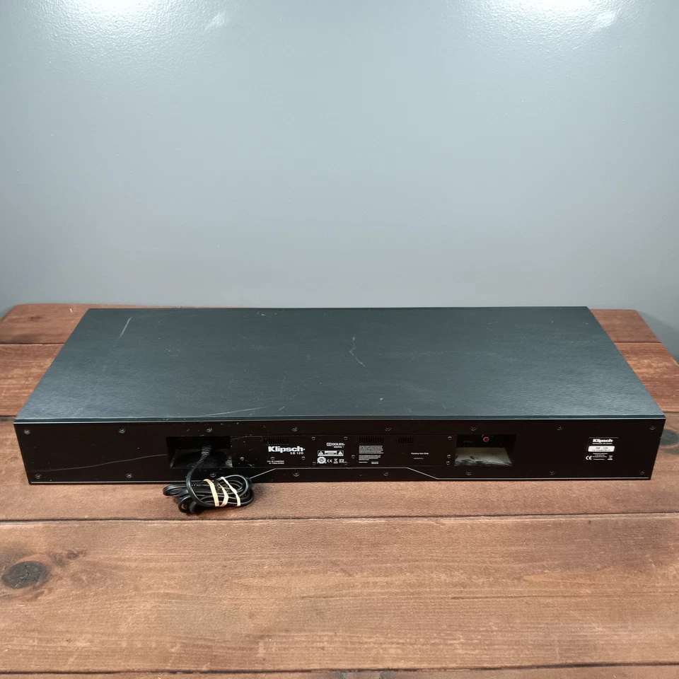 Klipsch Soundbar SB 120 Black Home Audio Speaker Dolby Digital Modern Minimalist - image 4 of 4