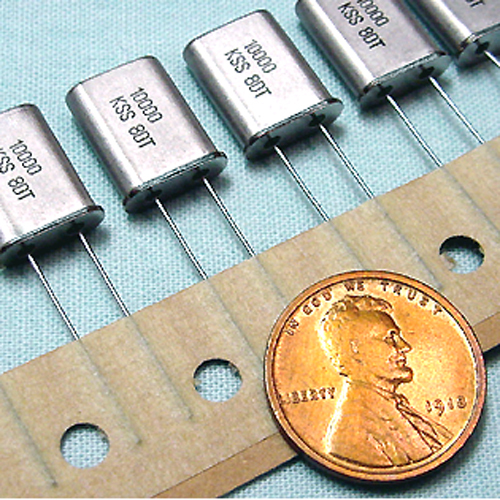 (2) 10.000 MHz Crystals HC-49 (SW Radio Calibrator or Marker or WWV spotter) - Picture 1 of 1