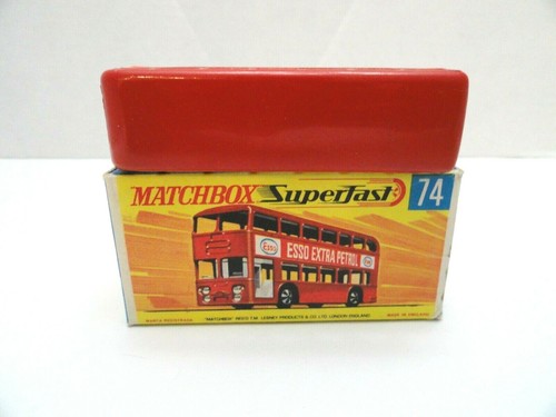 MATCHBOX LESNEY SUPERFAST #MB74 Daimler Bus - Baron of Beef Labels Mint in Box - Picture 4 of 8