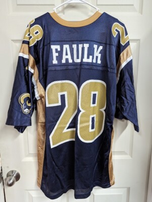 MARSHALL FAULK Louis RAMS LA Jersey Nike Mesh NFL