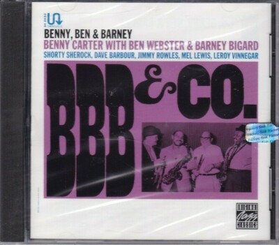 BBB & Co. by Benny Carter (CD, 1992, Original Jazz Classics) Ben Webster NEW