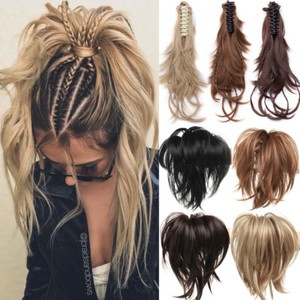 Hair Piece Styled Clamp Extension Clip In Claw Instant Updo