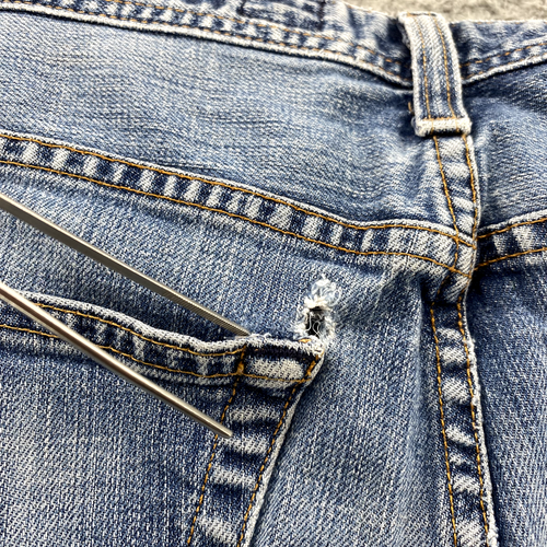 Pantalones Adriano Goldshmied 38 x 32 Azul The Prime Jeans Lavado Ligero Envejecido Para Hombre - Imagen 15 de 16