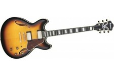 IBANEZ AS93FM-AYS JAZZ ELECTRIC GUITAR ES MODEL SEMI HOLLOW, NEW.