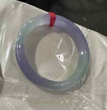 Real Natural AAA Ice purple Myanmar Jade jadeite bracelets bangle 56MM