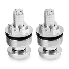 41mm Motorcycle Preload Adjusters Fork Cap Bolts for Yamaha R3 2015 2016 Silver