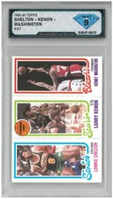 1980-81 Topps LONNIE SHELTON - LARRY KENON - KERMIT WASHINGTON #167💎 DSG 9 Mint