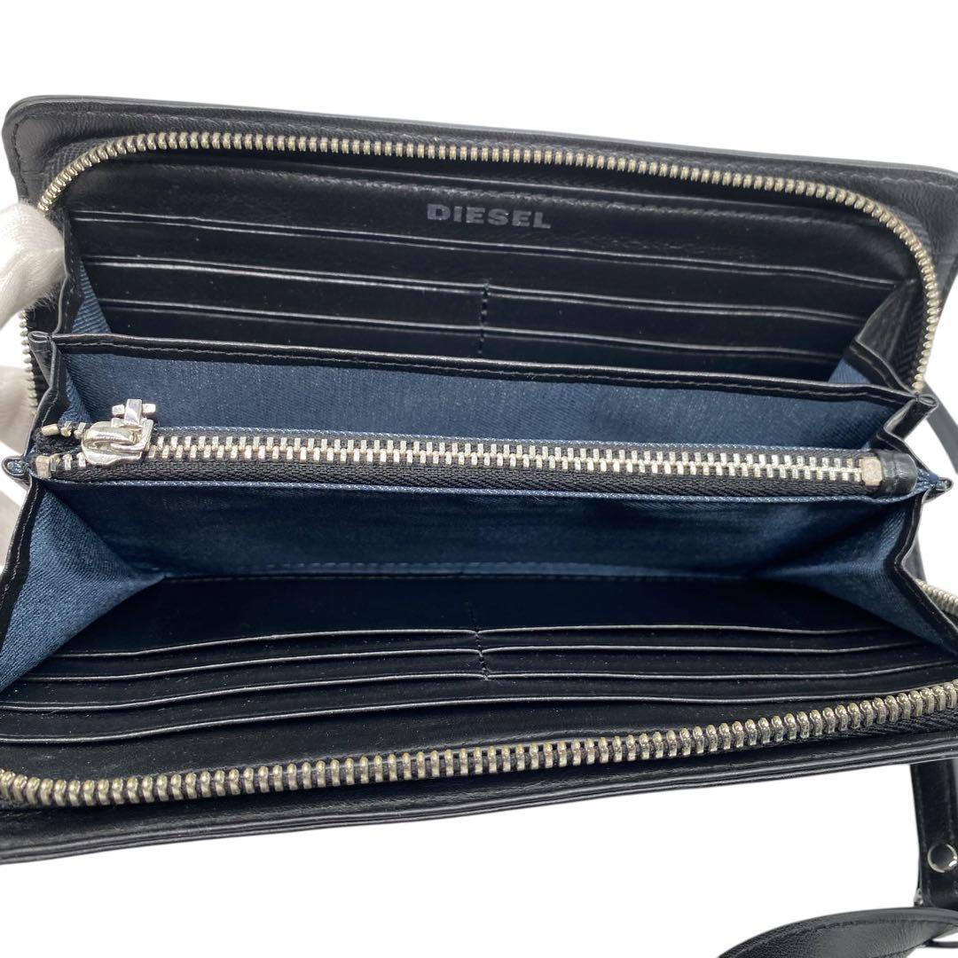 diesel leather wallet 2way shoulder bag